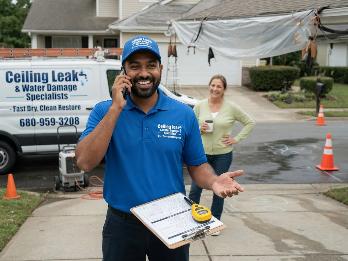 Ceiling Leak Cleanup Nixa, MO FAQs
